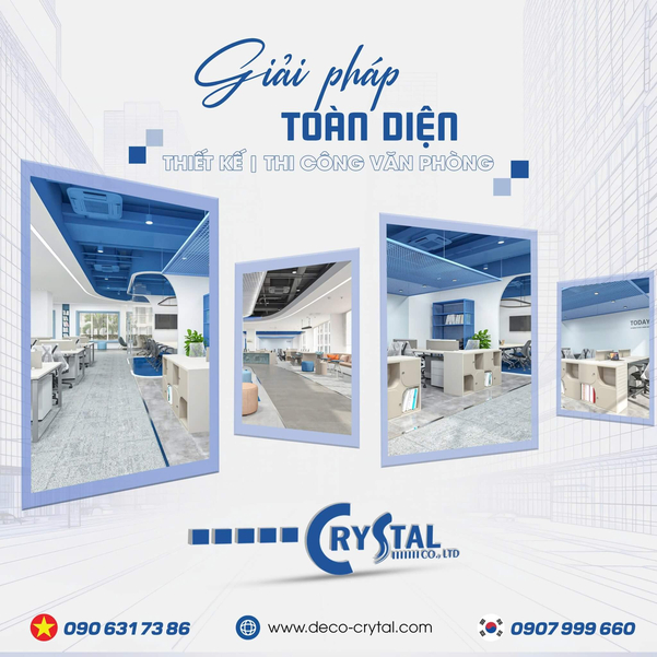 Thiết kế thi công văn phòng trọn gói – Kinh nghiệm chọn đơn vị uy tín